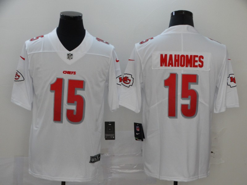 Men Kansas City Chiefs #15 Mahomes white Nike Vapor Untouchable Stitched Limited NFL Jerseys->cincinnati bengals->NFL Jersey